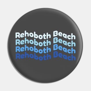 Rehoboth Beach Wave Design Pin