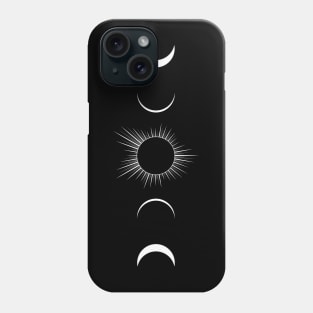 Total Solar Eclipse Phases Phone Case