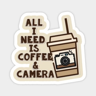 COFFEE & CAMERA Magnet