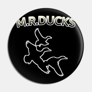 M.R.DUCKS (black) Design Pin