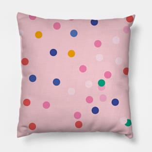 Pink Confetti Disco Pillow