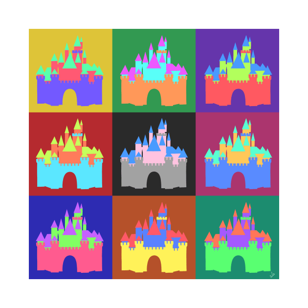 Castle Pop Art by SE Art and Design