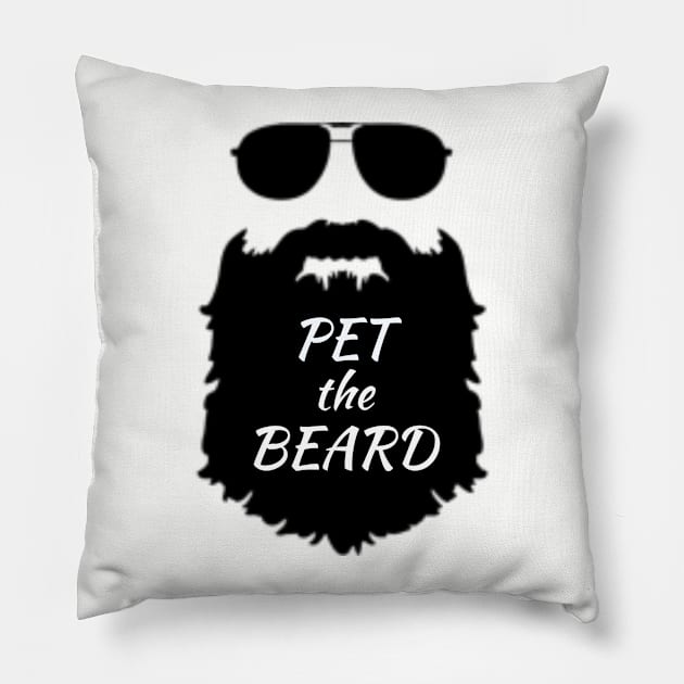 Pet the beard Pillow by Rahz767