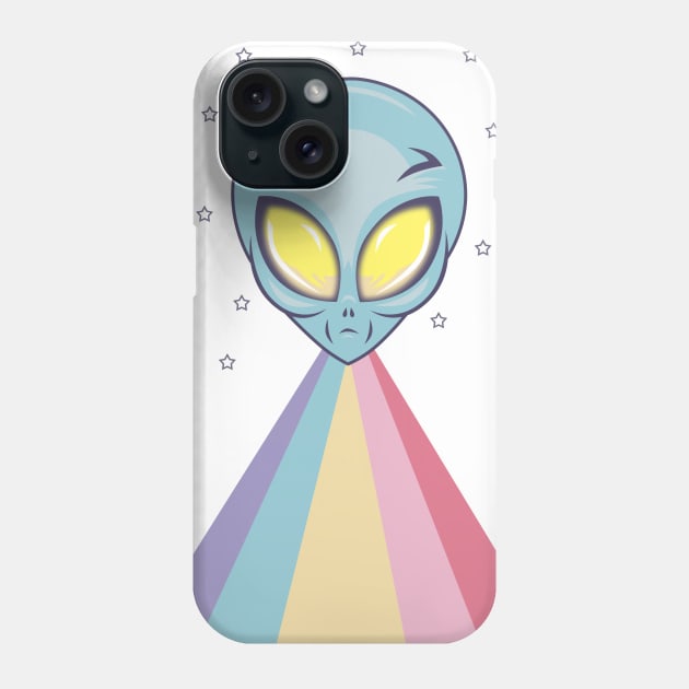 alien Phone Case by MARK ASHKENAZI