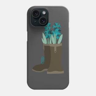 Hyacinth Rain Boots Phone Case