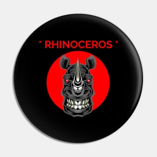 Rhinos circle Pin