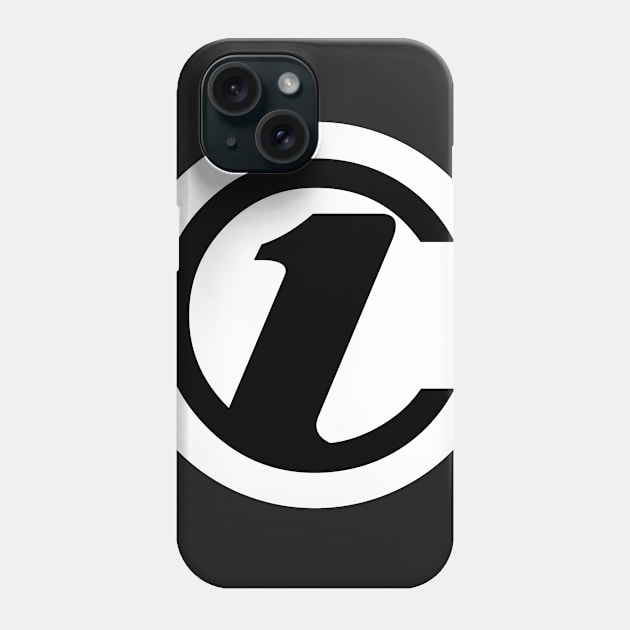 Black C1 Logo Shirt Phone Case by TeamC1