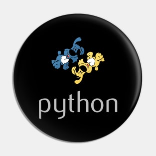 Python Programming Puppies Pin