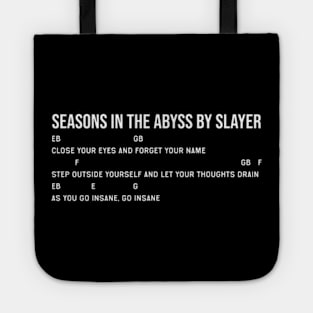 Seasons In The Abyss Chords Lyrics Tote