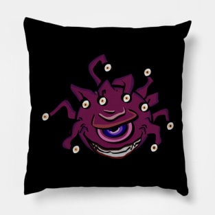 Dungeons and Dragons Beholder Cartoon Pillow