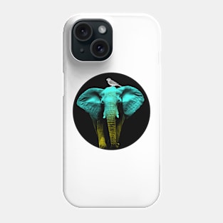 Elephant and a Sparrow Phone Case