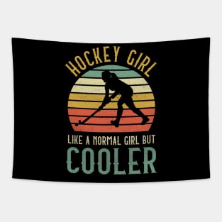 Hockey Girl Like A Normal Girl But Cooler Tapestry