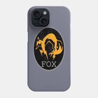 Distressed fox hound logo Phone Case