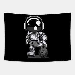 Astronaut Soccer Tapestry