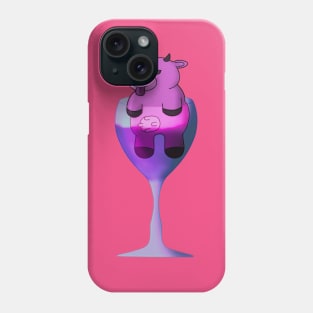 Wine o’Clock! - CowLick! Phone Case