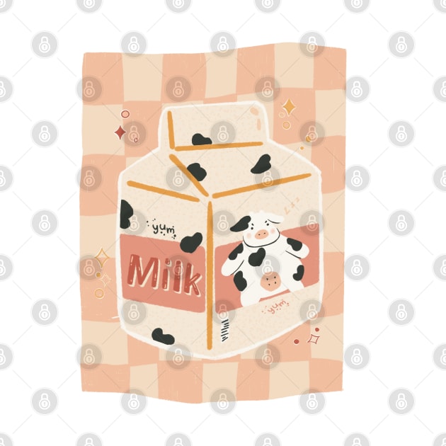 Cute Milk Carton by Rania Younis