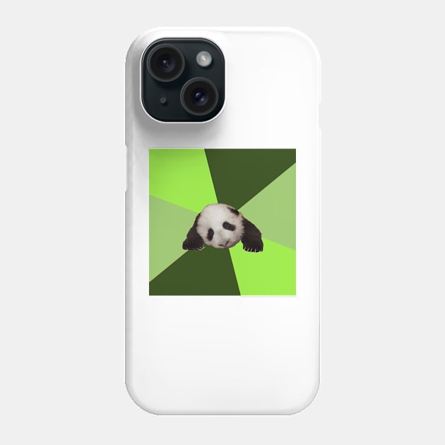 Passive Aggressive Panda Meme Phone Case by FlashmanBiscuit