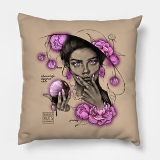 Pink Witch Pillow