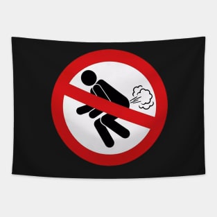 No Farting Tapestry