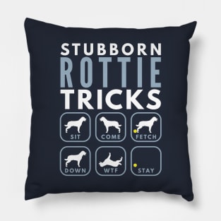 Stubborn Rottweiler Tricks - Dog Training Pillow