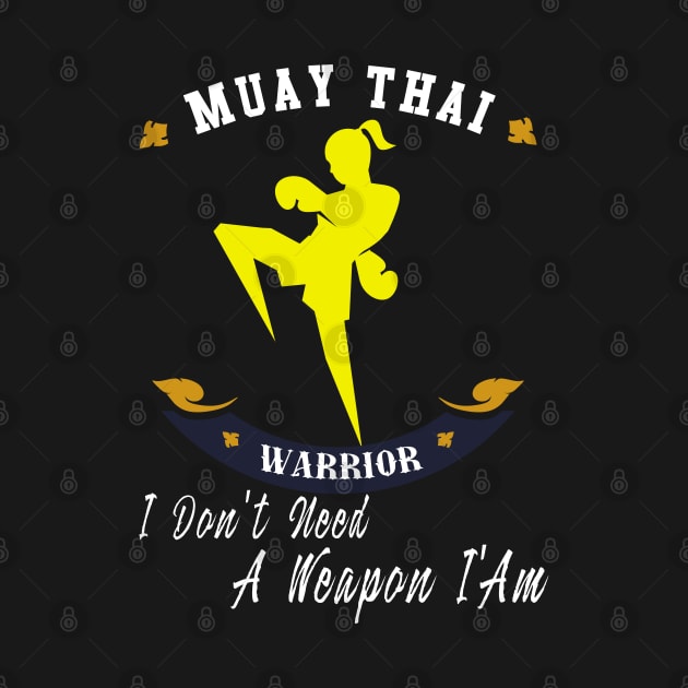 Muay Thai Fighter Birthday Gift - MuayThay Lovers Men Women and kids Gifts by kaza191