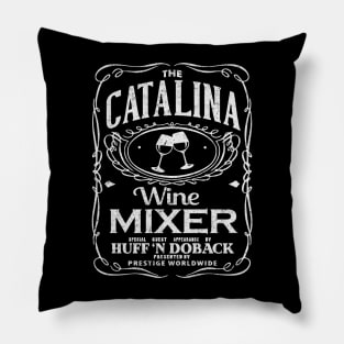 The Catalina Wine Mixer - vintage logo design Pillow
