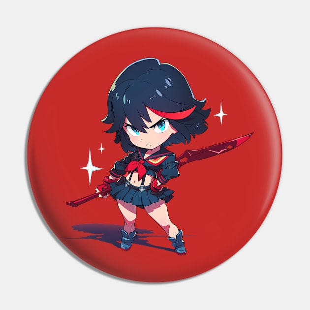 ryuko Pin by Stephanie Francoeur Art