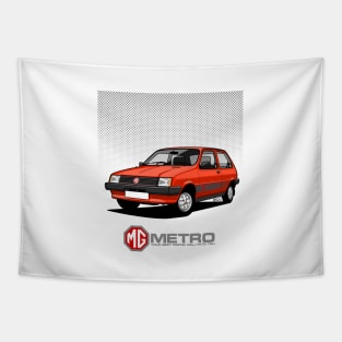 MG Metro transparent illustration Tapestry