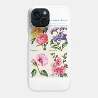 Flower watercolor illustration (1915) Phone Case