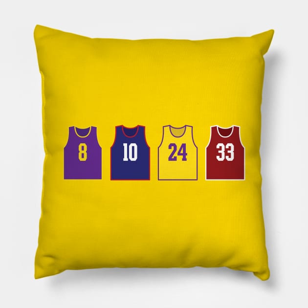 legend 24 jersey Pillow by baybayin