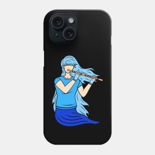 Flutist girl Phone Case