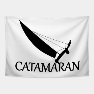 Catamaran - cat sailing Tapestry