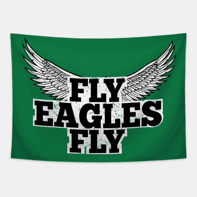 Fly Eagles Fly T-Shirt Tapestry by JJDezigns