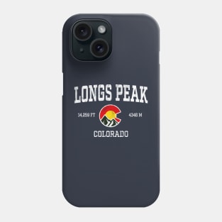 Longs Peak Colorado 14ers Vintage Athletic Mountains Phone Case