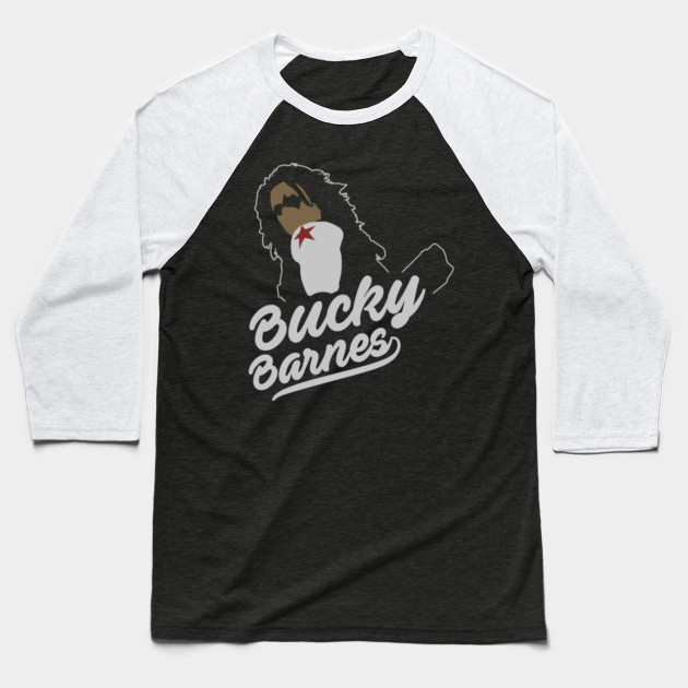 Bucky Barnes Winter Soldier Var 2 Captain America Baseball T Shirt Teepublic