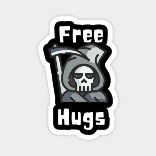 Free Hugs Grim Reaper Magnet