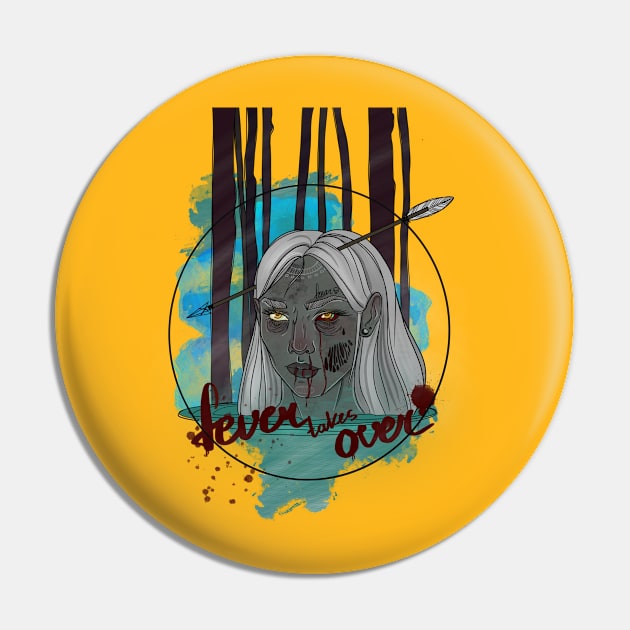 Zombie girl Pin by ARHEstore