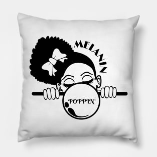 Afro Girl - Melanin Poppin' -Bubblegum Pillow