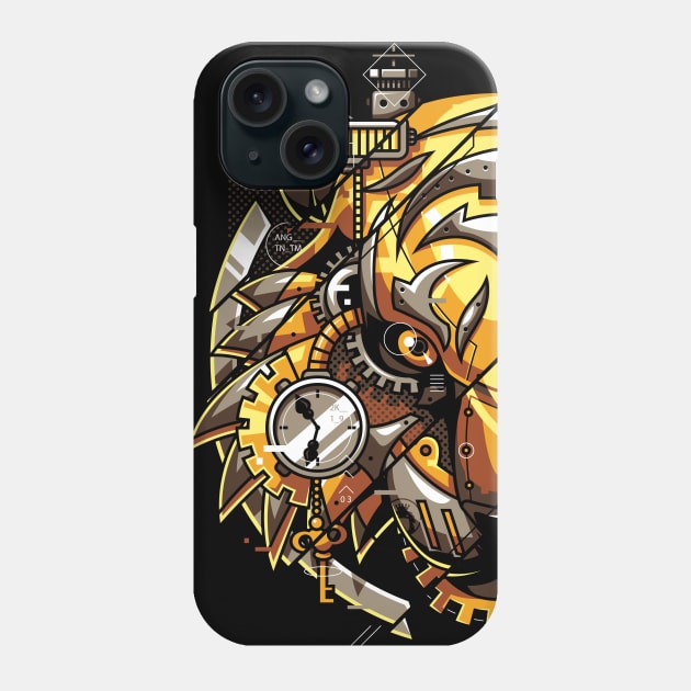 Digitalized Tiger Phone Case by anggatantama