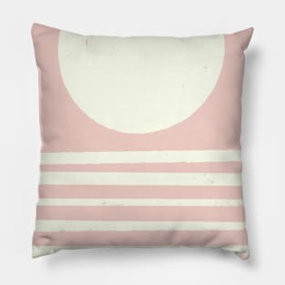 Modern Linework in Blush Pillow