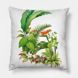 Tropical plants Pillow