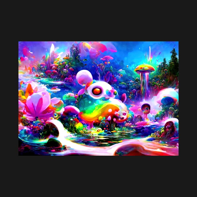 Color Globs | Mermaid Den by AlexandrAIart