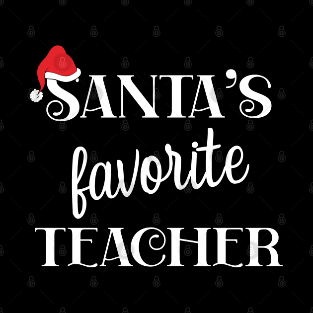 Santa's Favorite Teacher Appreciation Gift by JustCreativity