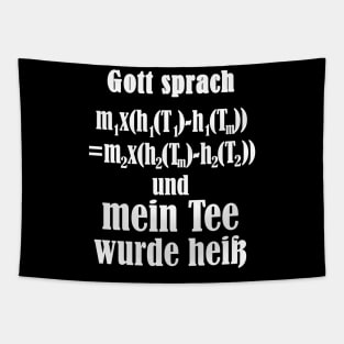 Physik Formel Mathematik Lehrer Geschenk Tapestry