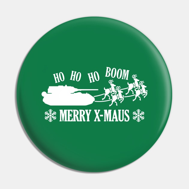 Merry X-Maus - Merry Christmas Pin by overweared