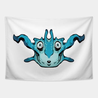 Alien Shark Tapestry