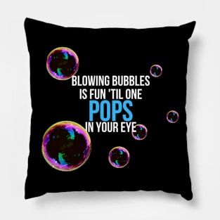 Blowing Bubbles Pillow