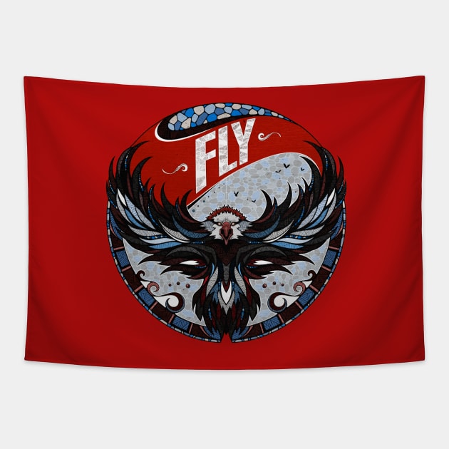 Fly Tapestry by AndreasPreis