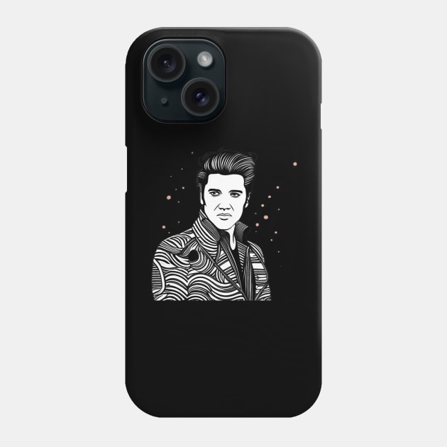 Elvis Presley vintage 80's Phone Case by Aldrvnd