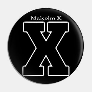 Malcom X Pin